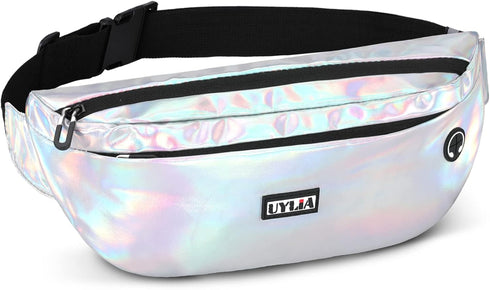 Large Crossbody Fanny Pack with 4 Zipper Pockets for Men Women,Water Resistant Waist Pack, Gifts for Enjoy Sports Running Hiking Traveling Workout...