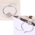 MIAO JIN 12 Pcs 20 mm Adjustable Round Cabochon Bezel Tray Blank Bangle Settings Kit for Crafting DIY Bracelets Making...