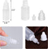 12pcs Eye Dropper Bottles, 10ml Plastic Squeezable Dropper Bottles, Eye Liquid Empty Bottles with Caps...