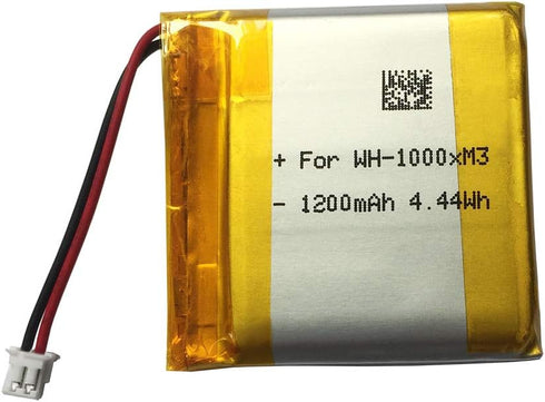 GYMIN Wh-1000xm3 Battery, 3.7v 1200mAh Battery Replacement for Sony WH-1000XM4, WH-XB900N, WH-H910N, WH-CH710N Wireless Headset, It's SM-03 SP 624...