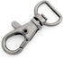 CRAFTMEMORE Swivel Lobster Claw Clasps Classic Trigger Snap Hooks CS10 Purse Landyard Clip 5/8" 3/4" 1" Pack of 10 (5/8 Inch, Gunmetal)...