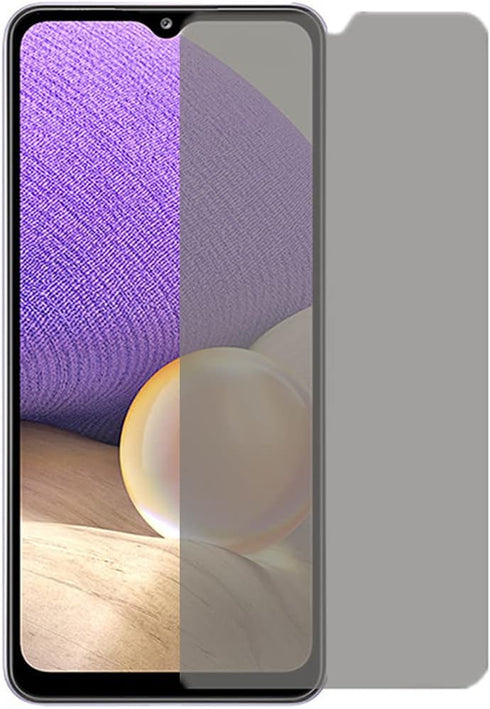 VIESUP Anti-spy Privacy Screen Protector, 2pack Anti-peep No Bubble Tempered Glass Film for Samsung Galaxy A32 5G / A12...