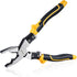 QIUHUA 8 inch Linesman Plier, 5-IN-1 Electrical Pliers with Cable Cutter and Wire Stripper Crimper...