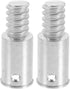 Healifty 2pcs Threaded Tip Replacement Threaded Tip Repair Kit Pole Handle Replacement Ultra Threaded Tip Repair Kit...