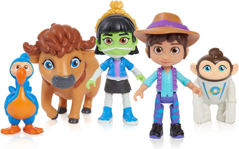 Netflix Ridley Jones Collectible Figure Set, 5-Pack of Ridley Jones and Friends Figurines, Kids Toys for Ages 3 Up by Just Play...