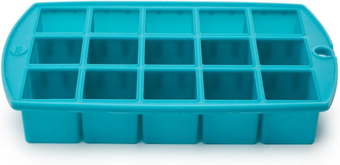 Tulz Mini Ice Block Tray, Silicone, Teal...