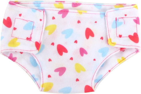 3 Pcs Baby Doll Diapers Doll Underwear for 14-18 Inch Baby Dolls, Suitable for Baby Girls Dolls...