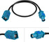 Bingfu Fakra Z Female to Male Vehicle Antenna Extension Cable 30cm 12 inch for Car Stereo Android Head Unit GPS Navigation FM AM Radio Sirius XM S...
