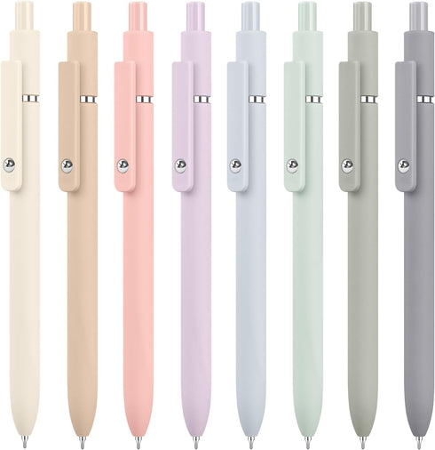 School Supplies Aesthetic Gel Pens, 0.5mm Fine Point Black Cute Pens Office Desk Accessories, Japanese Stationary Home Work Essentials Nurse Schoo...