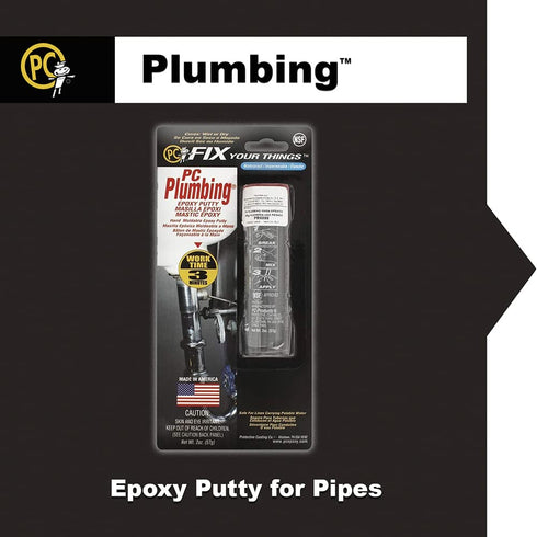 PC Products PC-Plumbing Epoxy Putty, 1oz Stick, Gray (21590)...