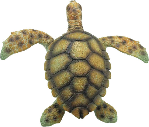 Gemini&Genius Sea Turtle Toy Marine Animal Figure Large Sea Animal Action Figure Ocean Educational Toy, Backyard Garden Decoration, DIY Craft Deco...