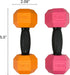 Friends Forever Dog Chew Toy, Interactive Treat Dispensing Toys, Dog Puzzle Fun Indoor Play, Non-toxic Durable Natural Rubber, Pink/Orange 2 Piece...