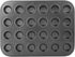 Muffin Pans, 24 Cups Nonstick Steel Cupcake Pan Muffin Baking Pan Bakeware Muffin Tin Black Cupcake Tray Mini Muffin Tins for Baking...