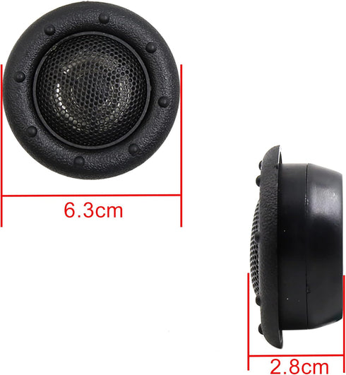 uxcell 2 Pcs 2.5 Inch Micro Dome Car Audio Tweeters Speakers 150W 91db...