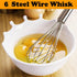 Stainless Steel Whisk Set, 3 Packs Balloon Whisk for Cooking, Whisking, Blending (8",10",12")...
