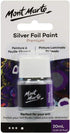 Mont Marte Premium Silver Foil Paint 0.67oz (20ml), Suitable for Pour Painting, High Pigment Level, Shimmering Color...