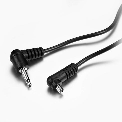 (2 PCS) 3.5mm to Male Flash PC Sync Cable,12-Inch/30CM 3.5mm Plug to Male Flash Sync Cord for Camera Photography Connector...