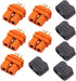 5Pcs XT60i Connector XT60I-F Plug Female with Sheath Housing for RC Lipo Battery FPV Drone Solar Batteries...