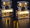 Battery Post Terminals, 0/2/4/6/8/10 AWG Inputs Battery Terminals, Multiple Battery Terminal Connectors, Positive Negative Car Battery Terminal, B...