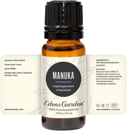 Edens Garden Manuka Essential Oil- 100% Pure Premium Grade, Undiluted, Natural, Therapeutic, Aromatherapy, The Best for Diffuser, Skin, Hair, Kid ...