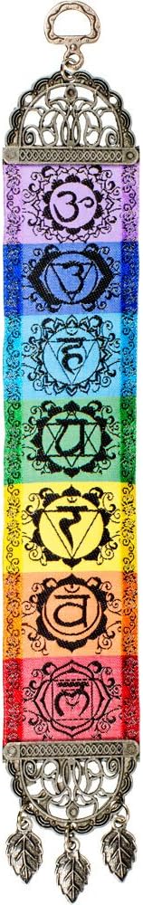 13" Hanging Woven Narrow Carpet - 7 Chakras...