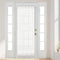 Aquazolax Patio Door Curtain Panel Elegant Solid Sheer Curtain 54"x72" Voile Drapery for French Door Window with Rod Pocket - 1 Piece, Pure White...