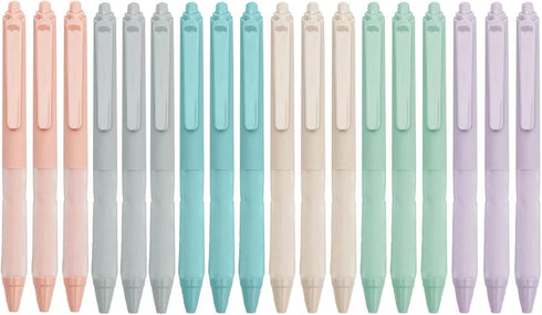 Linbsunne Ballpoint Pens Medium Point 1mm Black Pen with Super Soft Grip Ball Point Pen for Men Women Retractable Pens (18-pack)...