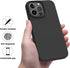 OTOFLY Designed for iPhone 14 Pro Case, Silicone Shockproof Slim Thin Phone Case for iPhone 14 Pro 6.1 inch (Black)...