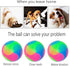 FineInno 4 pcs Large Light Up Dog Balls Flashing Elastic Ball Glow in The Dark Interactive Pet Toys for for Golden Retriever,Labrador,Large Dogs...