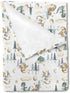 Watercolor Cute Dragon Fairy Tale Baby Blanket for Boy Gift, Cloud Moon Star Dragons Egg Flannel Fleece Nursery Bed Blankets, Soft Lightweight New...