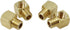 4PCS 90 Degree Street Elbow Brass Pipe Fitting 1/8 Inch NPT Female to 1/8 Inch NPT Male Elbow Fitting for Gas and Refrigeration and Hydraulic Appl...