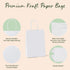GSSUSA 5.25x3.75x8 20Pcs White Paper Bags With Handles?Small Gift Bags for Shopping,Craft,GroceryParty,Retail,Lunch,Business,Wedding,Merchandise,B...