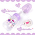 JIZHI Reborn Baby Doll Bottle and Magnetic Pacifier Set, Baby Doll Accessories for Reborn Baby Dolls, Pretend Play Feeding Toy Kids Gift (Purple)...
