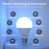 RCA Smart Light Bulbs | WiFi LED Light Bulb | Color Changing Light Bulb | Dimmable Multicolor 800 Lumens 10W Works with Alexa and Google Home | 60...