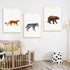 Rolin Roly 9Pcs Animal Painting Stencils Horse Drawing Stencil Forest Animals Painting Template Plastic Templates for DIY Project Giraffe Lion Tig...