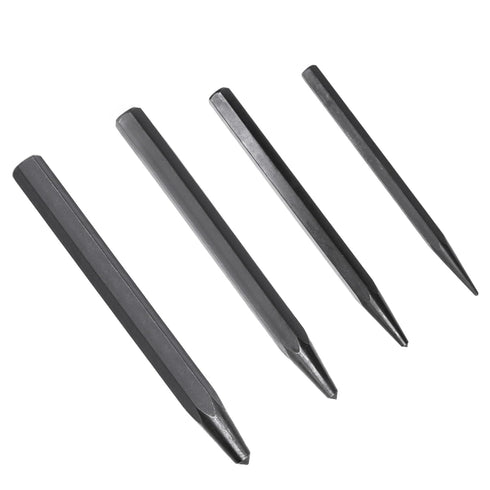 62215 Center Punch tool metal, useful center punch set 4-Piece...