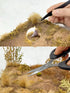 Warmtree Simulation Grass Miniature Static Grass Model Grass Tufts Railway Artificial Grass for Train Landscape Railroad Scenery Sand Military Lay...