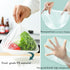 200pcs Disposable Bowl Covers - Food Cover Stretch Edging, Stretchable Plastic Wrap, Elastic Storage Wraps for Storage Containers, Disposable Fres...
