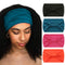 Woeoe African Headbands Knotted Hairbands Black Yoga Sport Head Wraps Wide Elastic Head Scarf for Women and Girls (Pack of 4)...