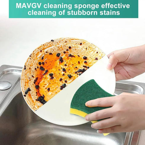 Home and Kitchen Cleaning Sponges, 24pack of Non-Scratch, Durable Disinfectant Scrub Sponge...