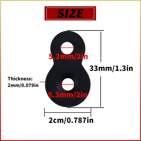 48 Pcs Figure 8 Fastener Steel Table Top Fastener Heavy Duty Hardware Desk Top Fastener for Wood,12 Gauge Steel,Table Top Connector Bracket Desk T...