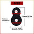 48 Pcs Figure 8 Fastener Steel Table Top Fastener Heavy Duty Hardware Desk Top Fastener for Wood,12 Gauge Steel,Table Top Connector Bracket Desk T...