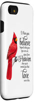 iPhone SE (2020) / 7 / 8 Cardinal Red Bird Sign from Heaven Angel Case...