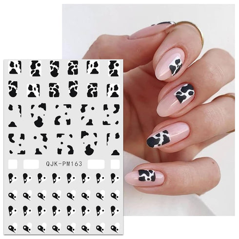 JMEOWIO 12 Sheets Flower Daisy Nail Art Stickers Decals Self-Adhesive Pegatinas Uñas Spring Summer Floral Nail Supplies Nail Art Design Decoration...
