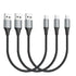 Micro USB Cable 1ft 3Pack, 12 inch Short Android Charger Cable Nylon Braided Fast Charging Cord for Samsung Galaxy S7 S6 S7 Edge S5,Note 5,PS4,Pow...