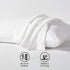 HAPPYMOON Microfiber Pillowcases Standard with Zipper Set of 2 - Breathable Zippered Pillow Covers for Hair and Skin, Soft Brushed Pillow Cases 2 ...