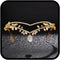 CLOACE Rhinestone Headband Gold Leave Pendant Headpiece Bride Wedding Crystal Hair Accessories for Women and Adult...