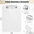 Hongri 2 Pack Plastic Clipboards with Pen Holder, 8.5x11 Clipboard Letter Size for Classroom, Students, Teacher, Office and School, Low Profile Cl...