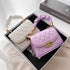 Stylish Korean Diamond Lattice Design Small Shoulder Bag...