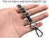 HAHIYO Metal Plus Synthetic Leather Purse Chain Strap Length 23.6 Inch Silver Black for Shoulder Cross Body Sling Purse Handbag Clutch Replacement...